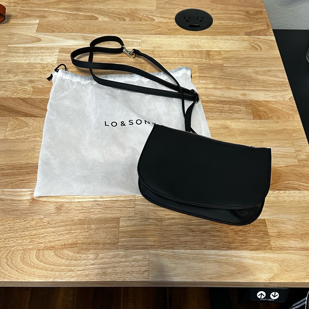 Lo & Sons Black Waverly 2 Crossbody Bag